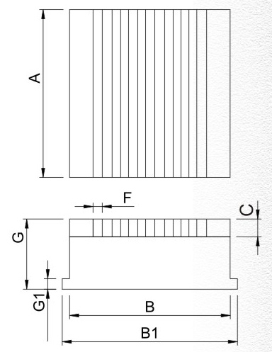 超強力永磁吸盤（CNC專用）